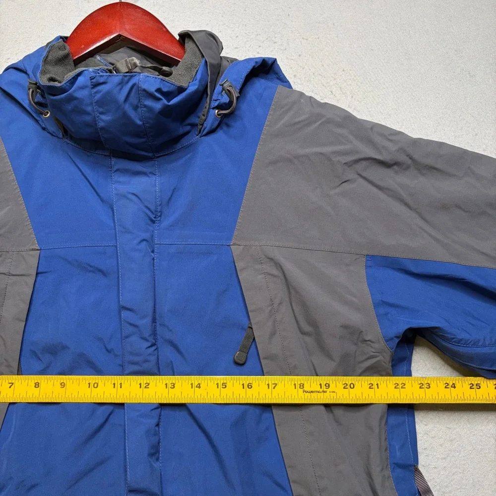 The North Face Mountain Jacket Mens M Blue Gore-Tex Vintage 90s Waterproof Shell